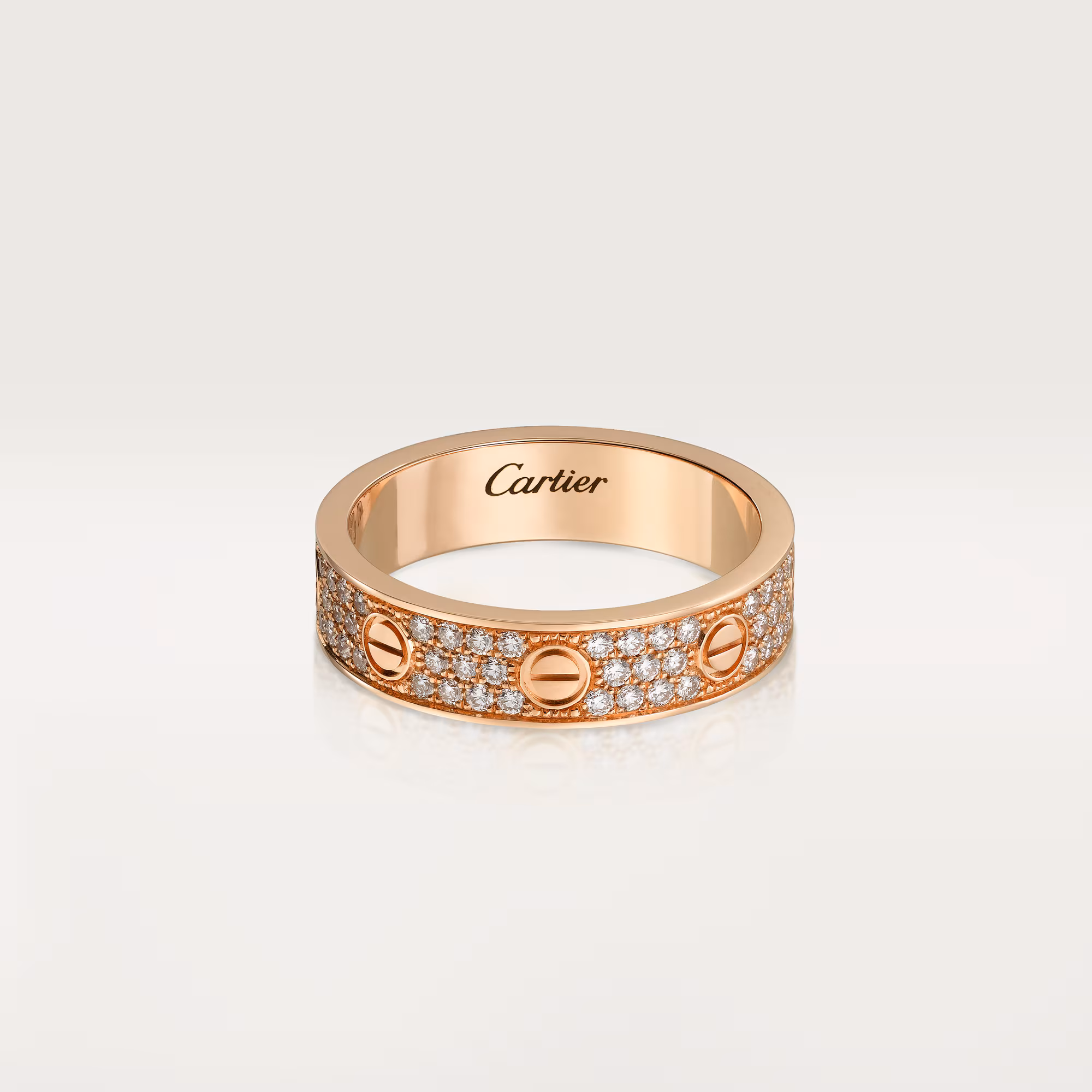 Nhẫn Cartier LOVE ring, small model, paved