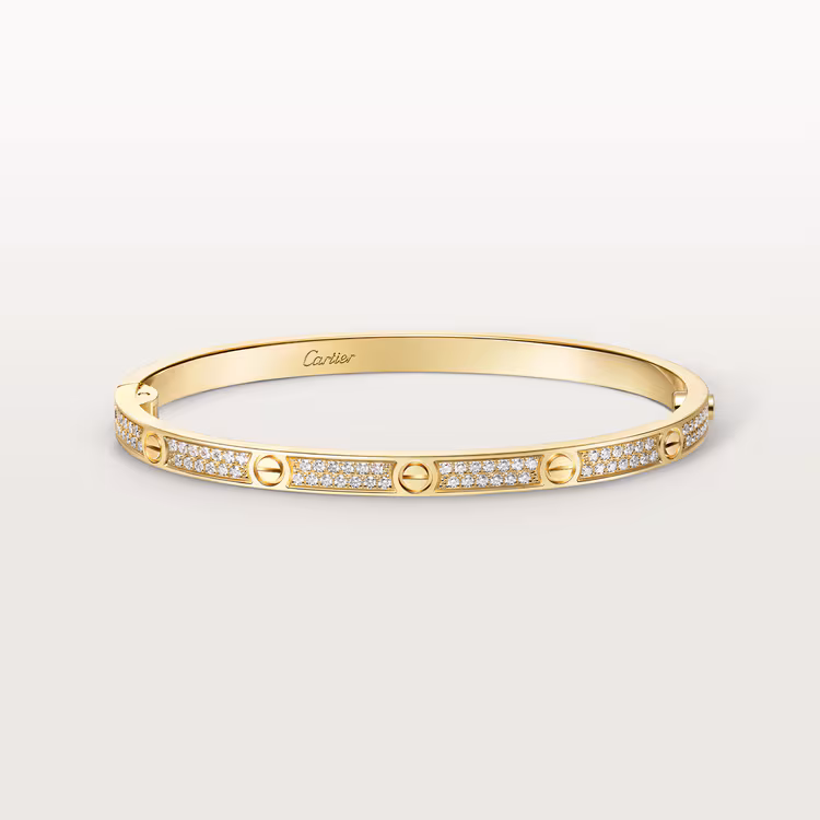 Vòng tay Cartier Love bracelet, small model, paved - Ảnh 2