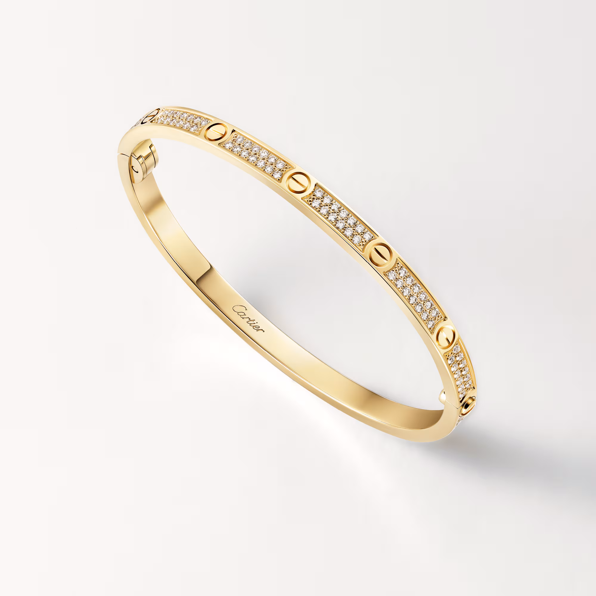 Vòng tay Cartier Love bracelet, small model, paved