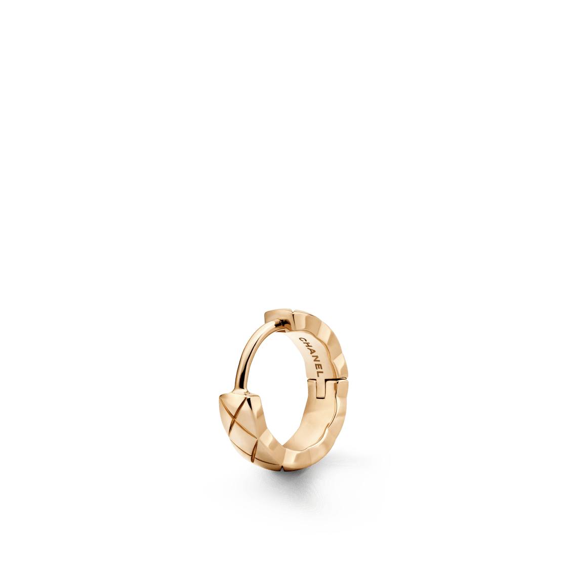 Khuyên tai Chanel đơn cỡ mini dáng tròn Coco Crush - Ảnh 5